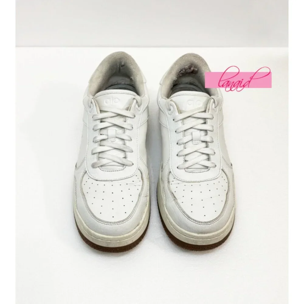 Alo Recovery Mode Sneakers Natural White Gum Tan Sporty Sports Athletic Shoes